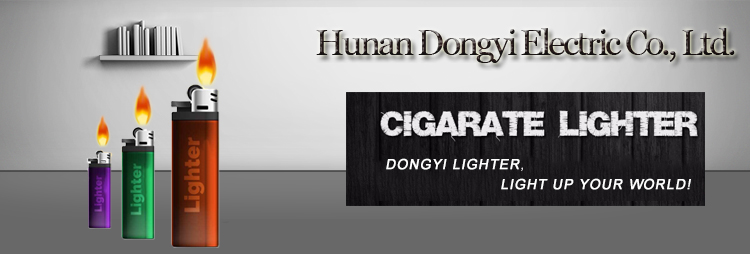 Premium Electronic Solid Transparent Slim Cigarette Plastic Lighter Smoke Electronic Cigarette