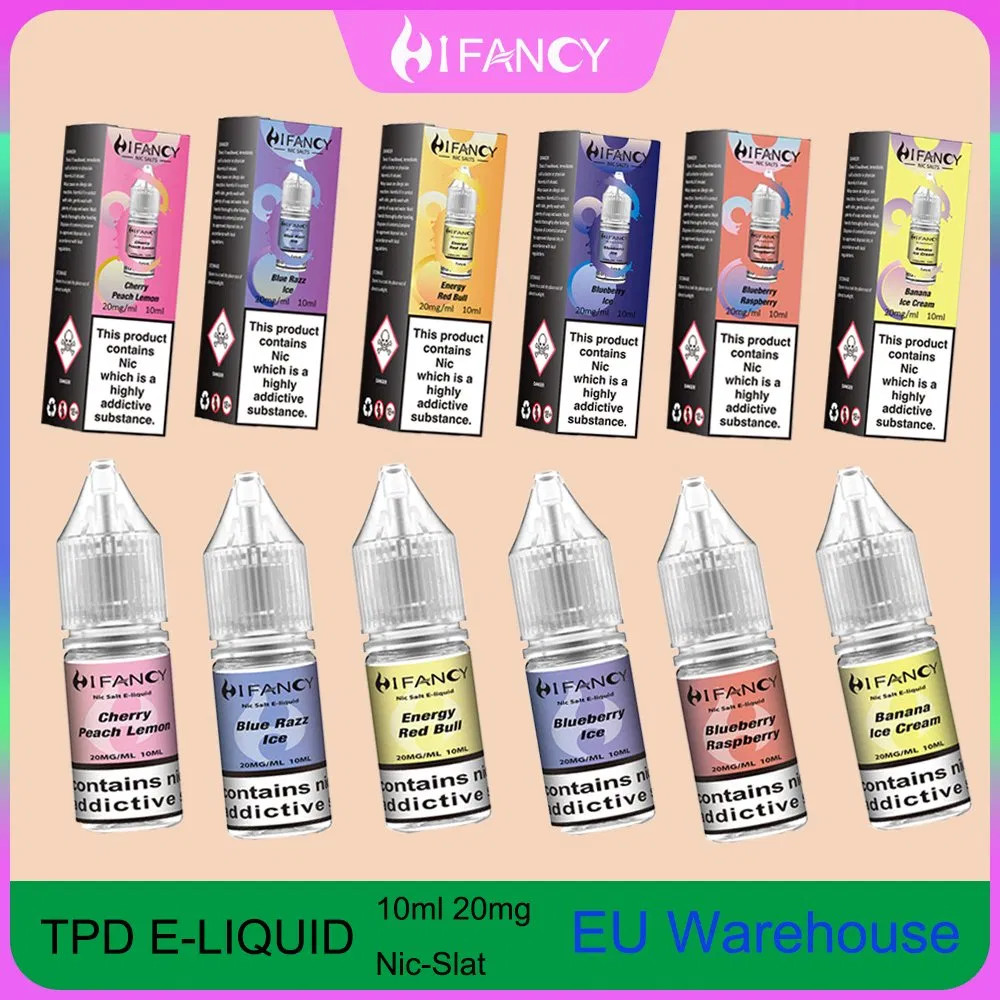 Tpd Certified Mixed Fruit Vape Wholesale Pen Hookah Nic Salt Ejuice Liquid for Refillable Pod