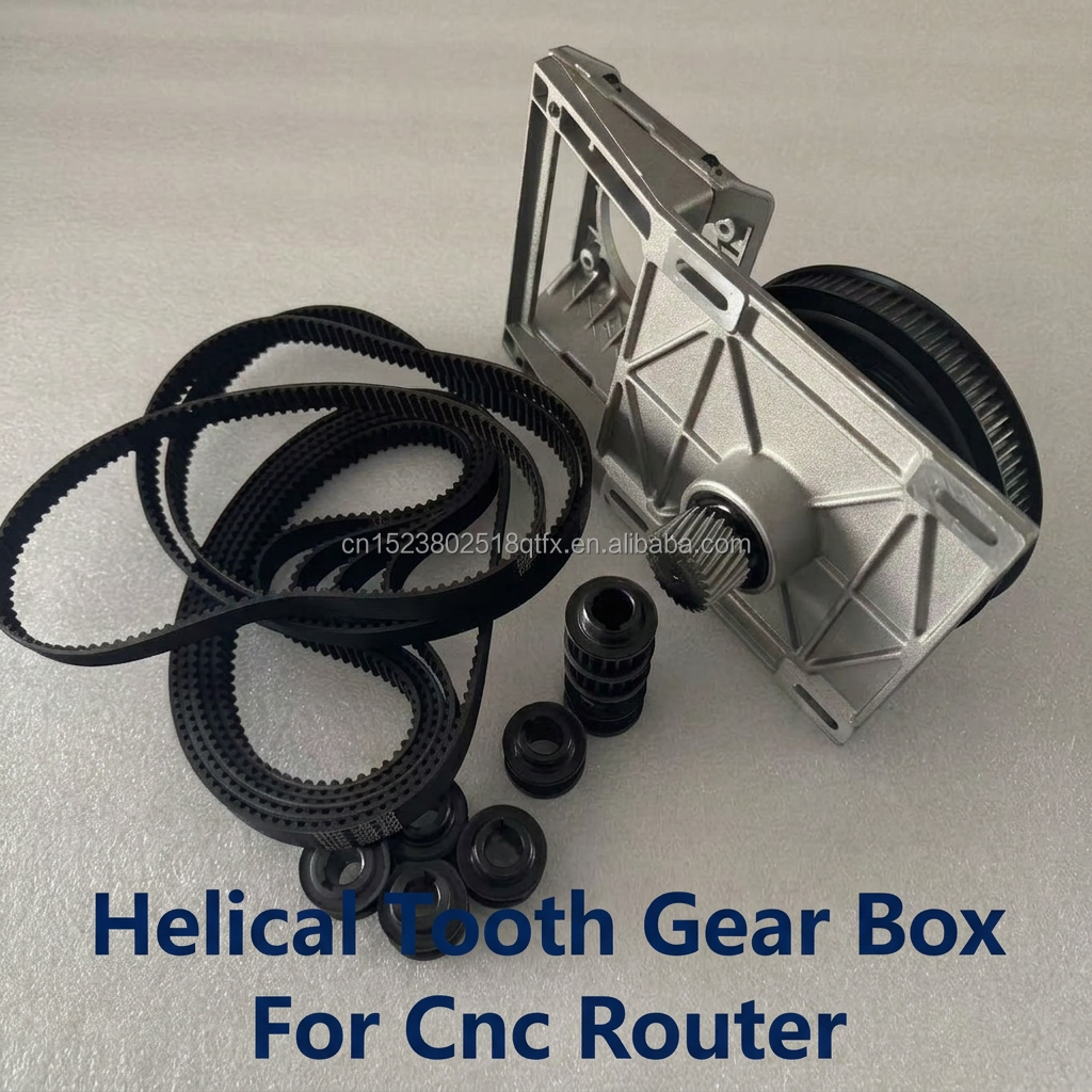 Mod 1.25 Integrated Helical Tooth Gearbox for CNC Router Engraver Cnc Router Use Gear Box