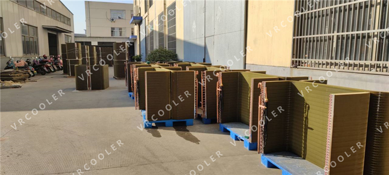Aluminum Tube Cooling Coils Evaporator Replacement According to Drawing for Heat Pump Unit