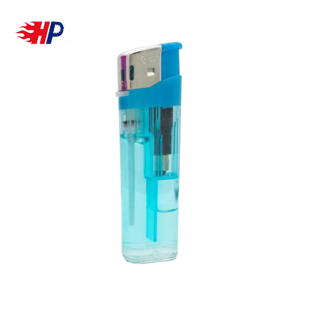 HP-169 Baida Classical Model Plastic Disposable Electronic Cigarette Transparent Lighter with logo