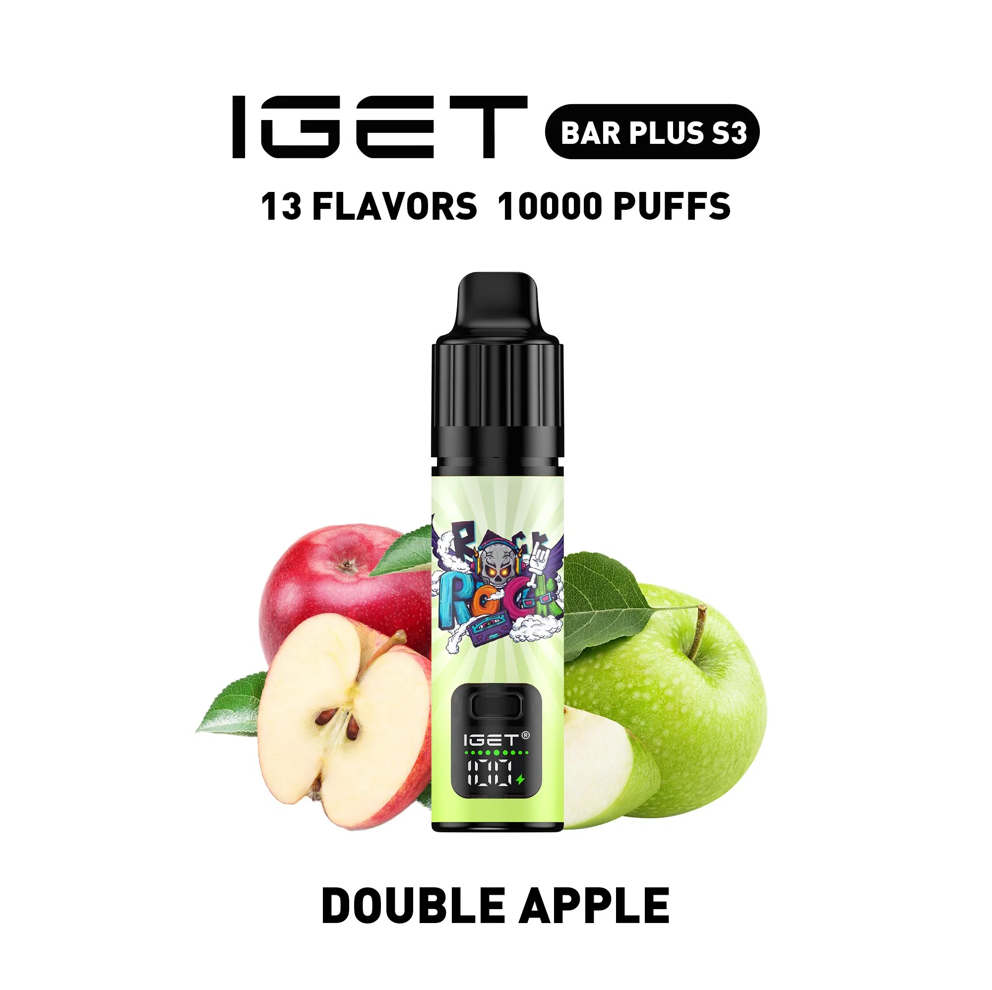 EU Warehous Vape Cheap Price Disposable Electronic Cigarette Wholesale Iget Bar Plus S3 10000 Puff Vaper Rechargeable Vape Pocket E Hookah Charger Vaper