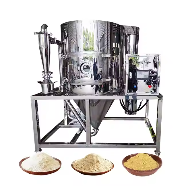 TOPTION Spray Dryer for Dry Herb Vaporizer Instant Powder Making Equipment for Food Processing PLC Core Components