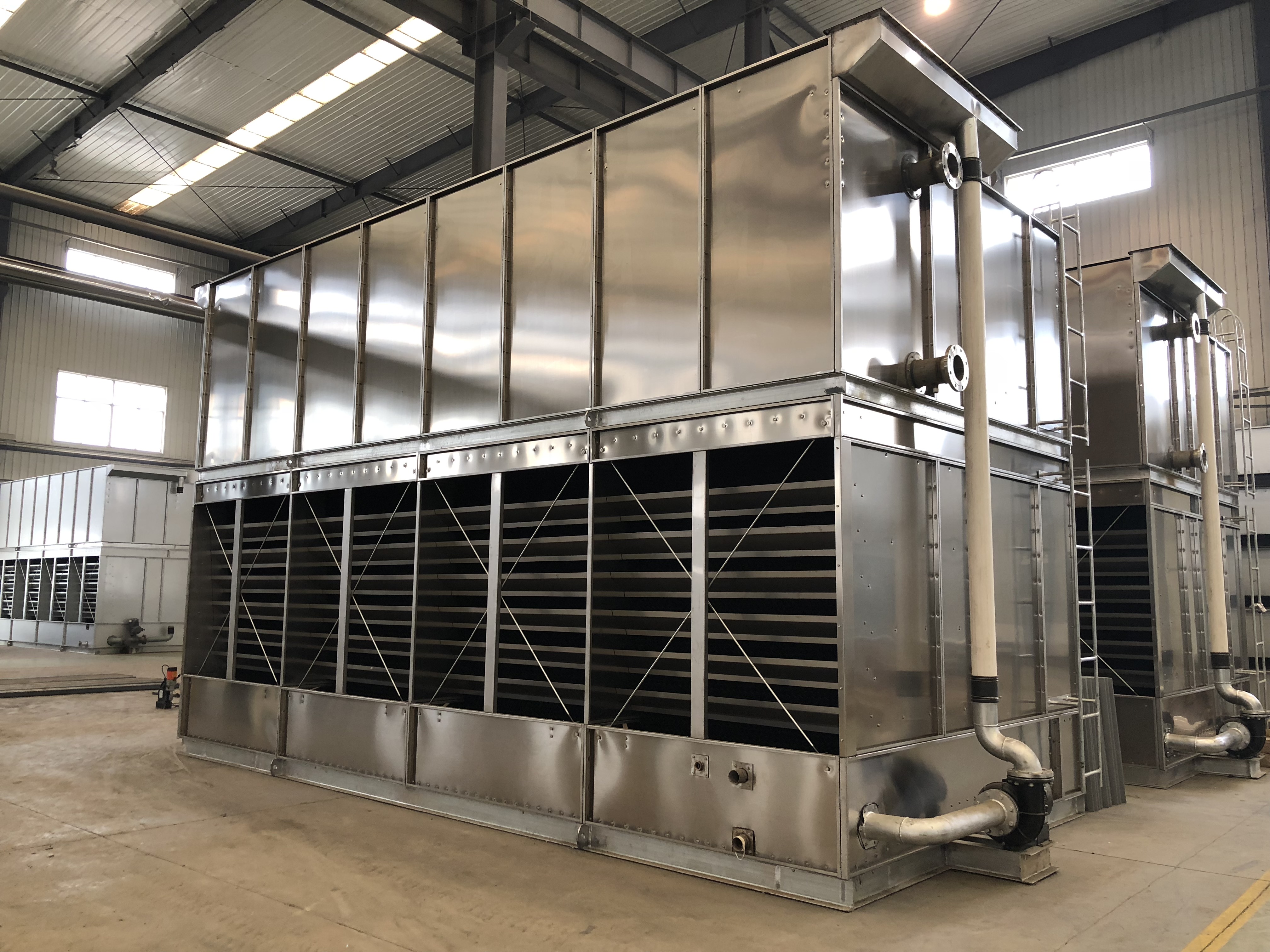Customized Closed Cooling Tower Evaporative Condenser Coil Heat Exchanger Replacement