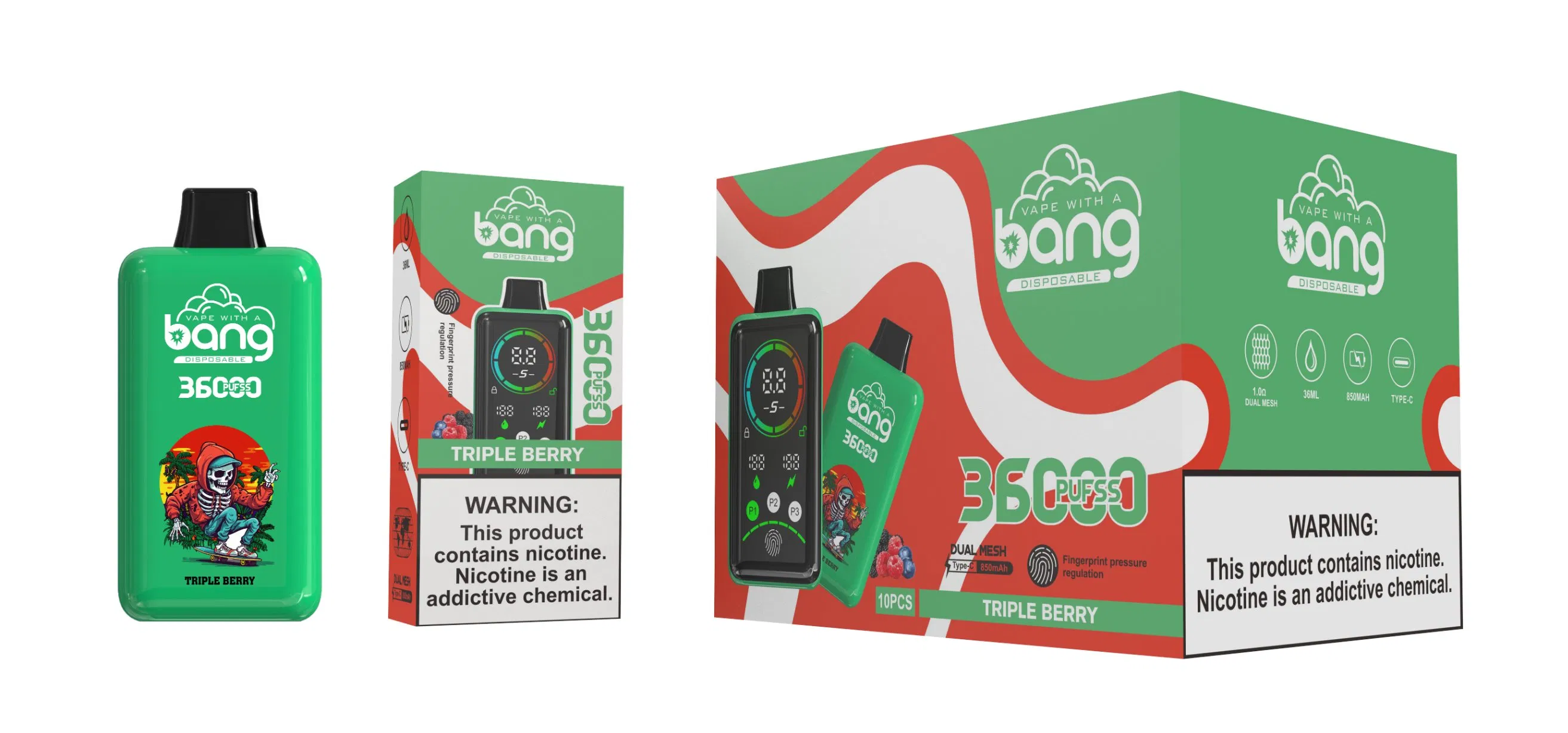 Factory Price Wholesale Vape Original Bang 36000 Puffs Electronic Cigarette Vape Pen