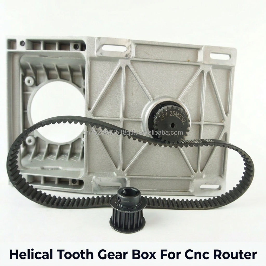 Mod 1.25 Integrated Helical Tooth Gearbox for CNC Router Engraver Cnc Router Use Gear Box