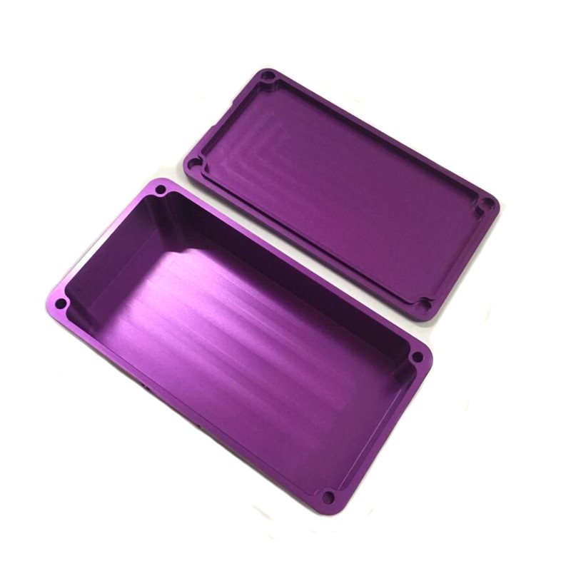 Custom CNC Machining Aluminum 1590G Box Mod Enclosure Finished View
