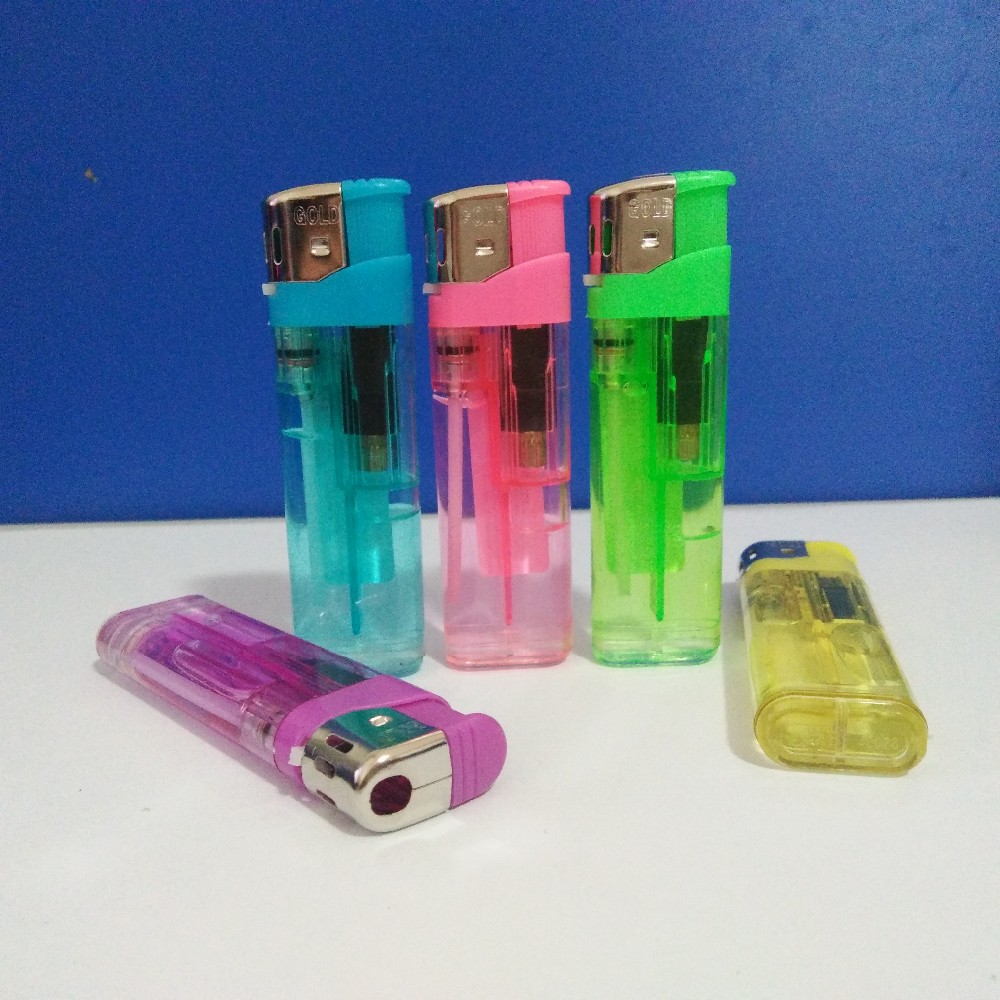 HP-169 Baida Classical Model Plastic Disposable Electronic Cigarette Transparent Lighter with logo