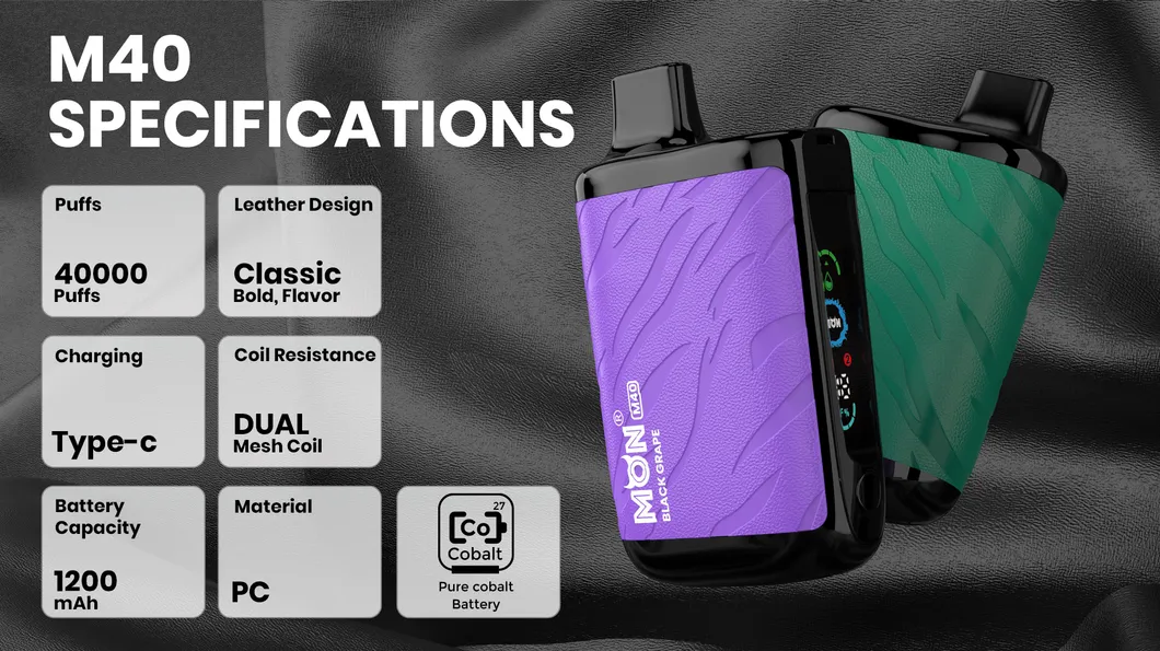 Premium Vape Pen M40 40000 Puffs Grid 4