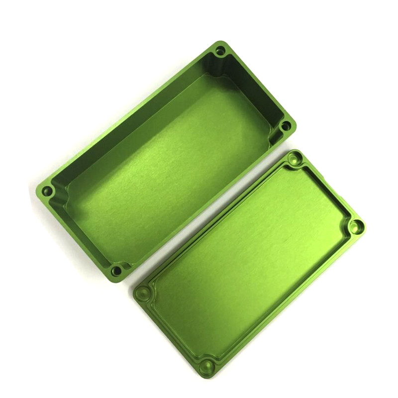 Custom CNC Machining Aluminum 1590G Box Mod Enclosure Blue