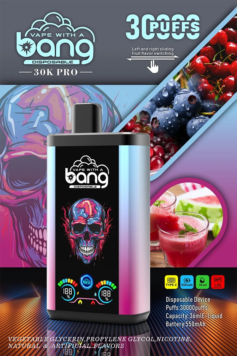 Factory Price Wholesale Vape Original Bang 36000 Puffs Electronic Cigarette Vape Pen