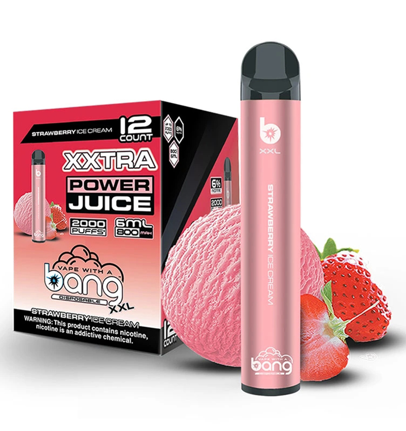 OEM Pod E Cigarette Bang XXL 2000 Vaporizer Multi Flavors Factory Wholesale Disposable Vape Pendisposable Vape Type C Charge