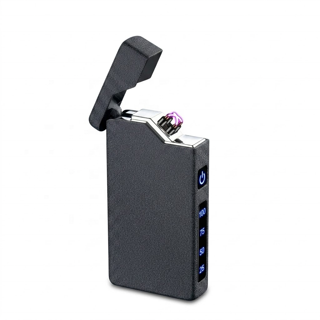 Serigs USB Rechargeable Windproof Flameless Electronic Lighter Cigarette Smoking Set for Travel Daily Use &amp; Gift