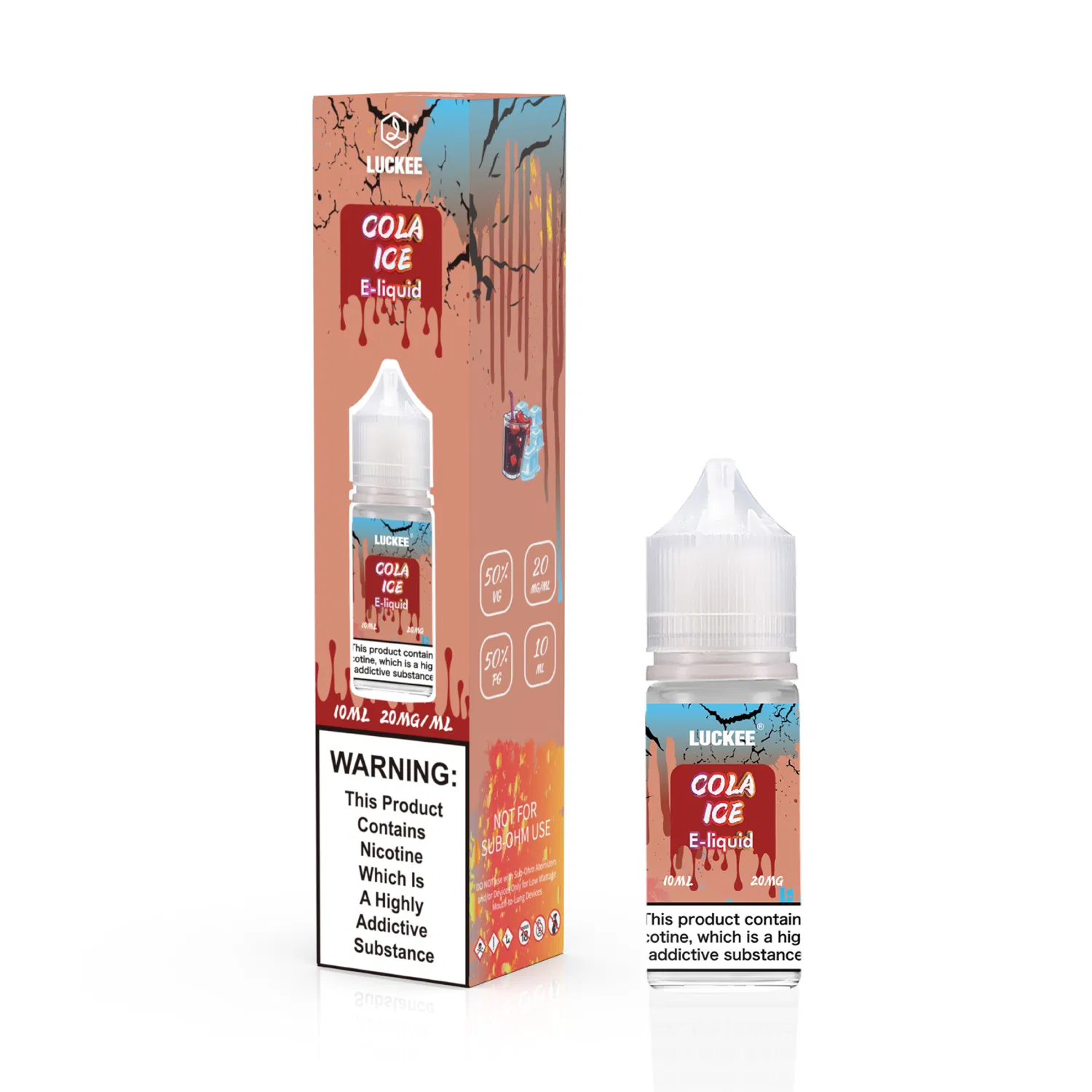 100% Original Factory Wholesale Price Fruit Flavor Luckee Tpd 10ml Bottle Ejuice Nic Salt 20mg Disposable Vape E Liquid