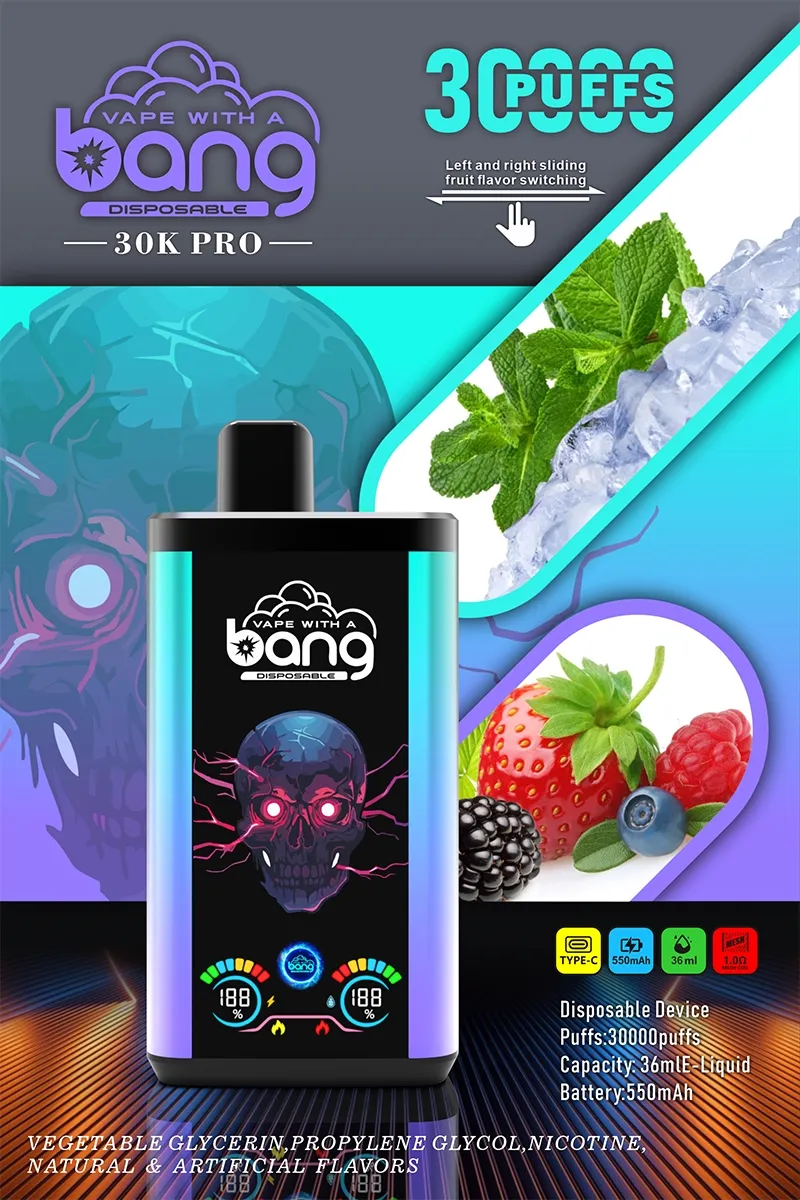 Factory Price Wholesale Vape Original Bang 36000 Puffs Electronic Cigarette Vape Pen