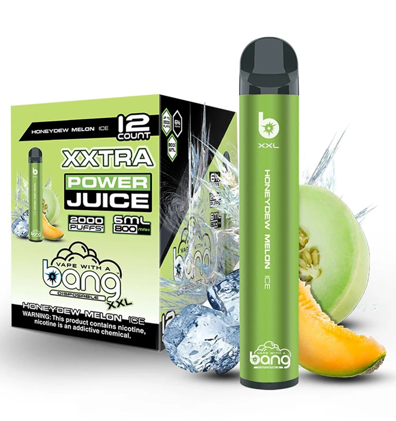 OEM Pod E Cigarette Bang XXL 2000 Vaporizer Multi Flavors Factory Wholesale Disposable Vape Pendisposable Vape Type C Charge