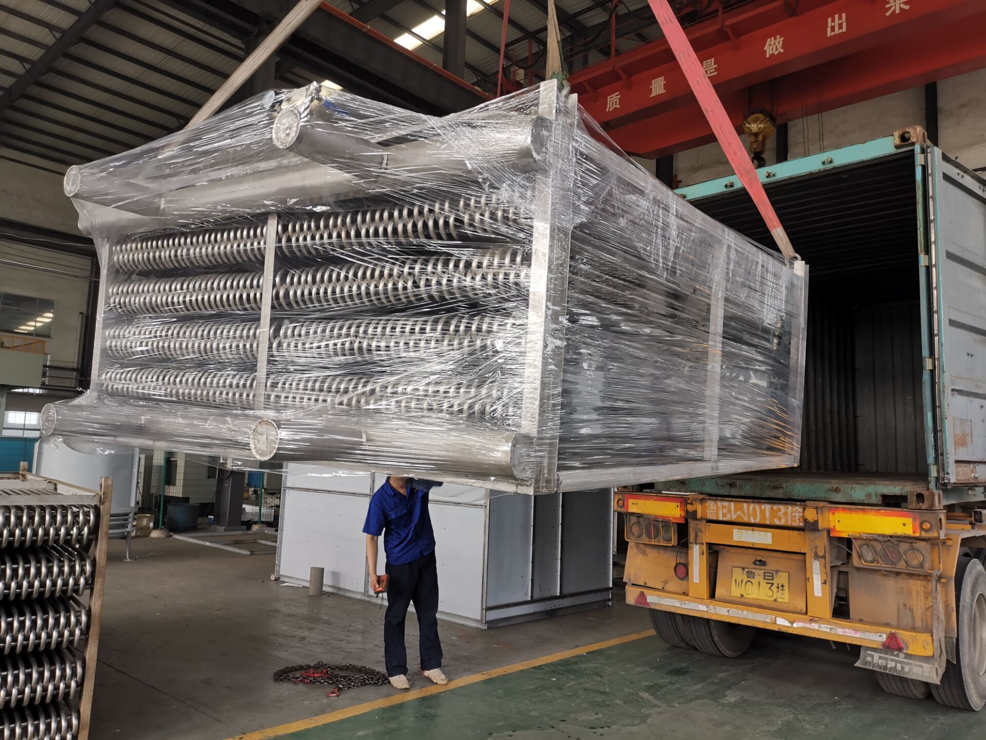 Customized Closed Cooling Tower Evaporative Condenser Coil Heat Exchanger Replacement
