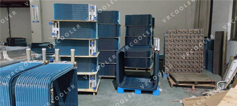 Aluminum Tube Cooling Coils Evaporator Replacement According to Drawing for Heat Pump Unit