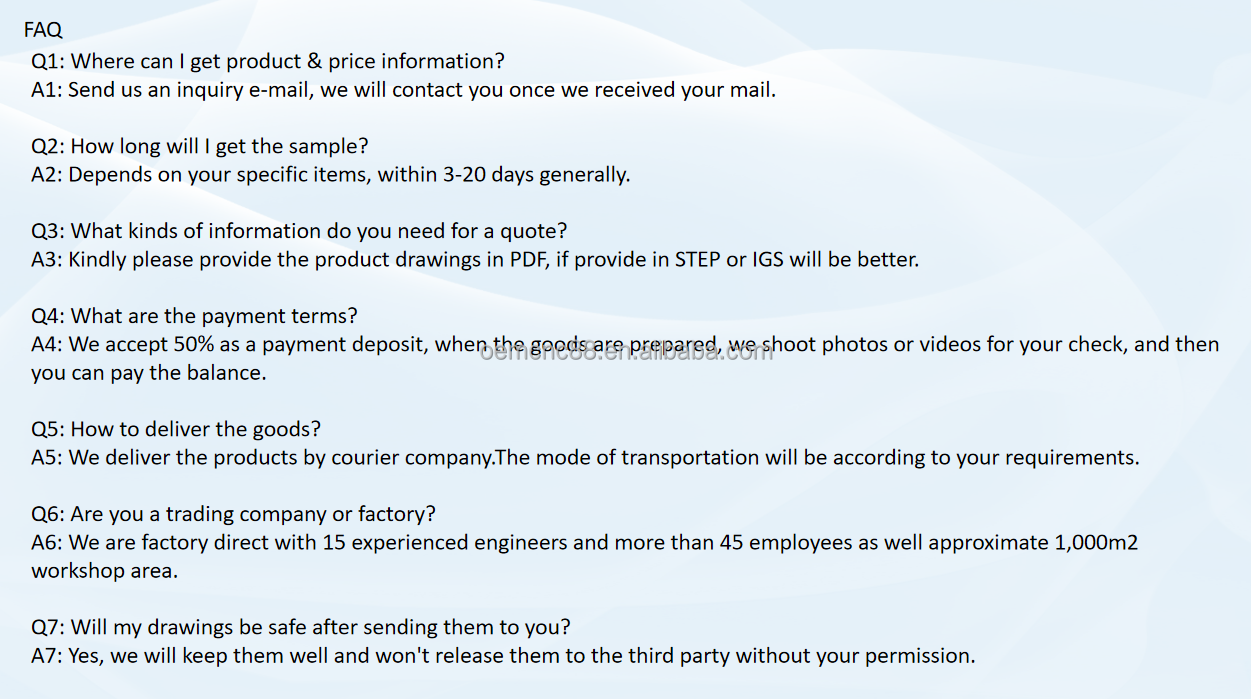 FAQ Overview