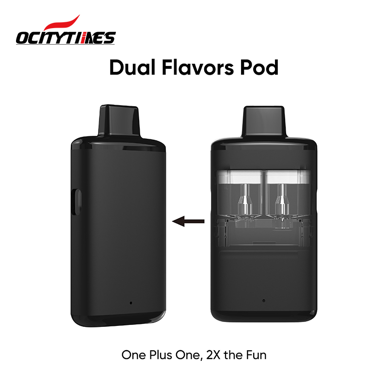 Empty Twin Pod Vape Dual Flavors Disposable Vape Pen Wholesale