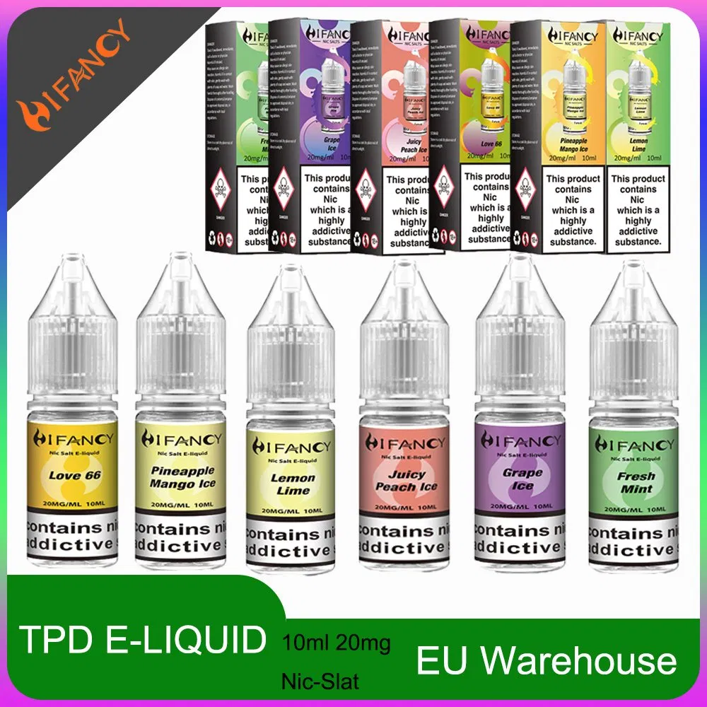 Tpd Certified Mixed Fruit Vape Wholesale Pen Hookah Nic Salt Ejuice Liquid for Refillable Pod