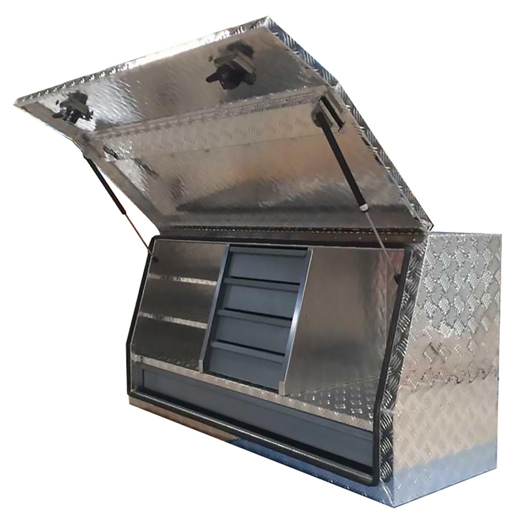 Custom Precision Anodized CNC Machined Aluminum Box Mod Tool Box with Laser Cut Bended Stamped Features ISO9001 Certified