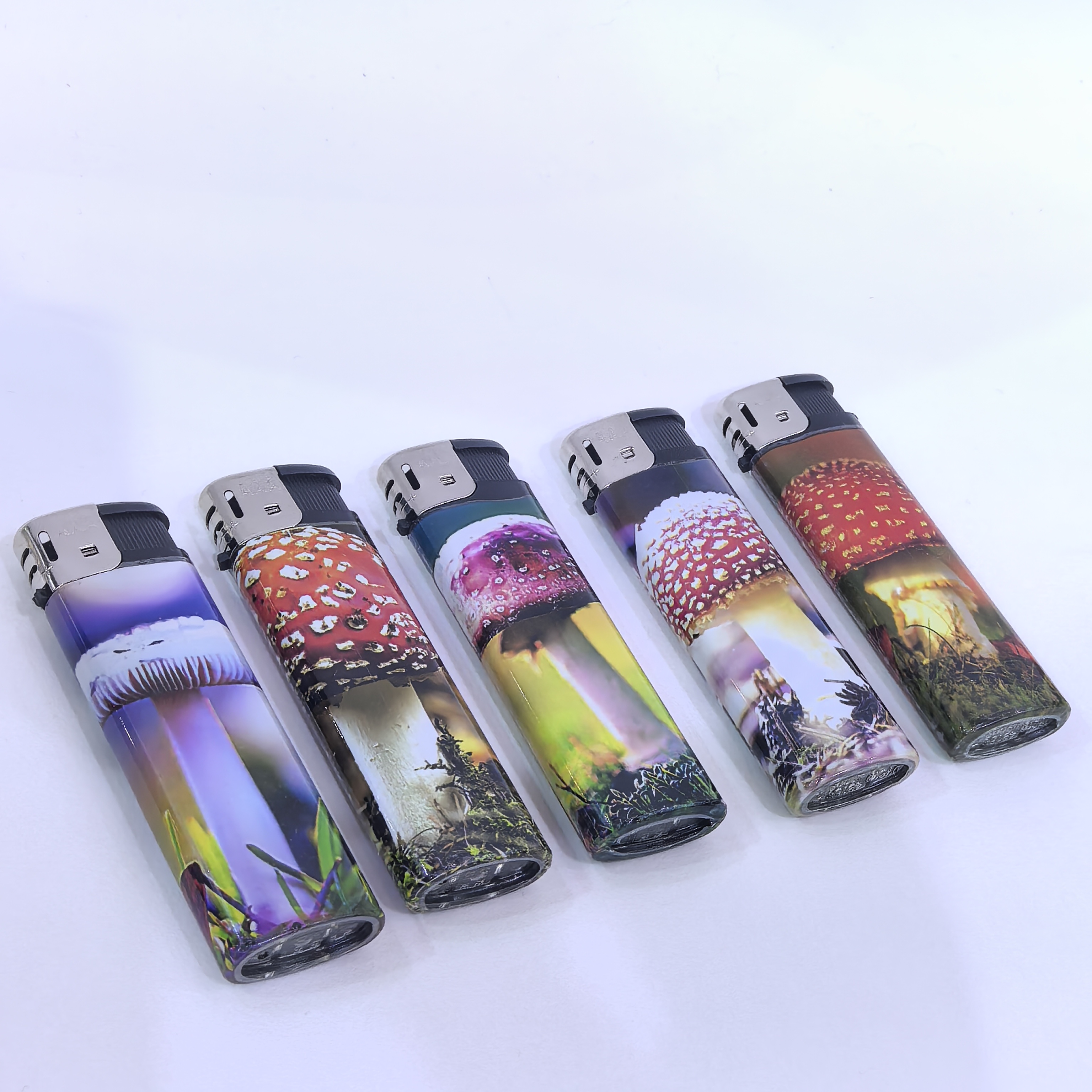 Modern Disposable Gas Lighter Classic Electric Cigarette for Smoking Logo Packing for Camping