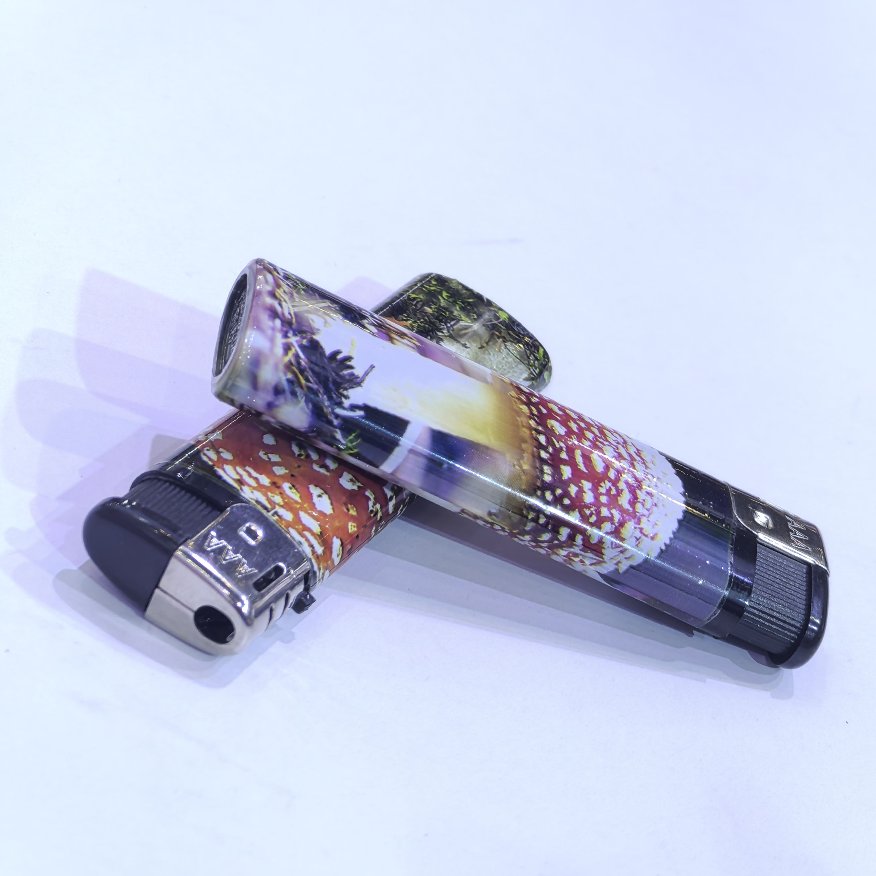 Modern Disposable Gas Lighter Classic Electric Cigarette for Smoking Logo Packing for Camping