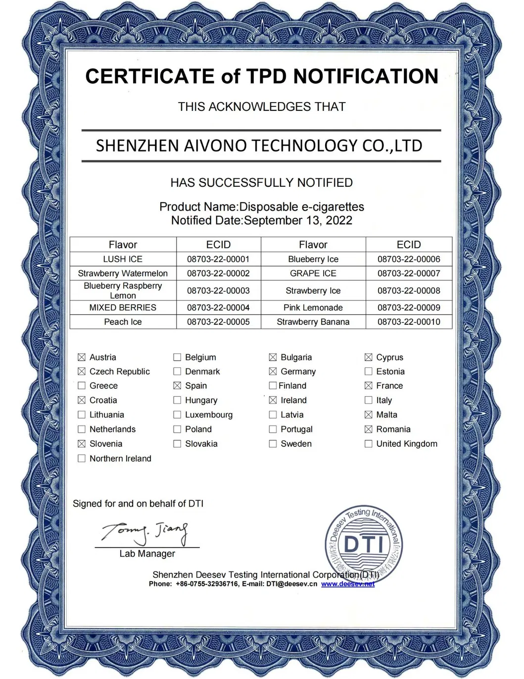 Certificate 3