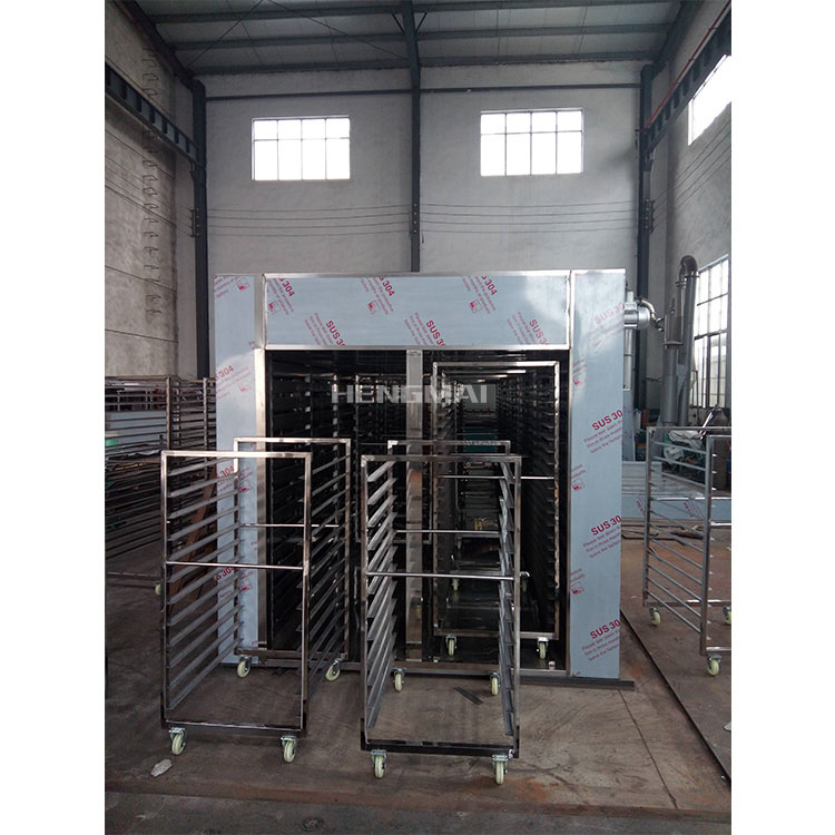 Industrial 48-Tray Hot Air Circulation Dryer Oven Beef Jerky Candy Vegetable Fruit Dehydrator Ti Motor Rose for Wet Wipe Vape