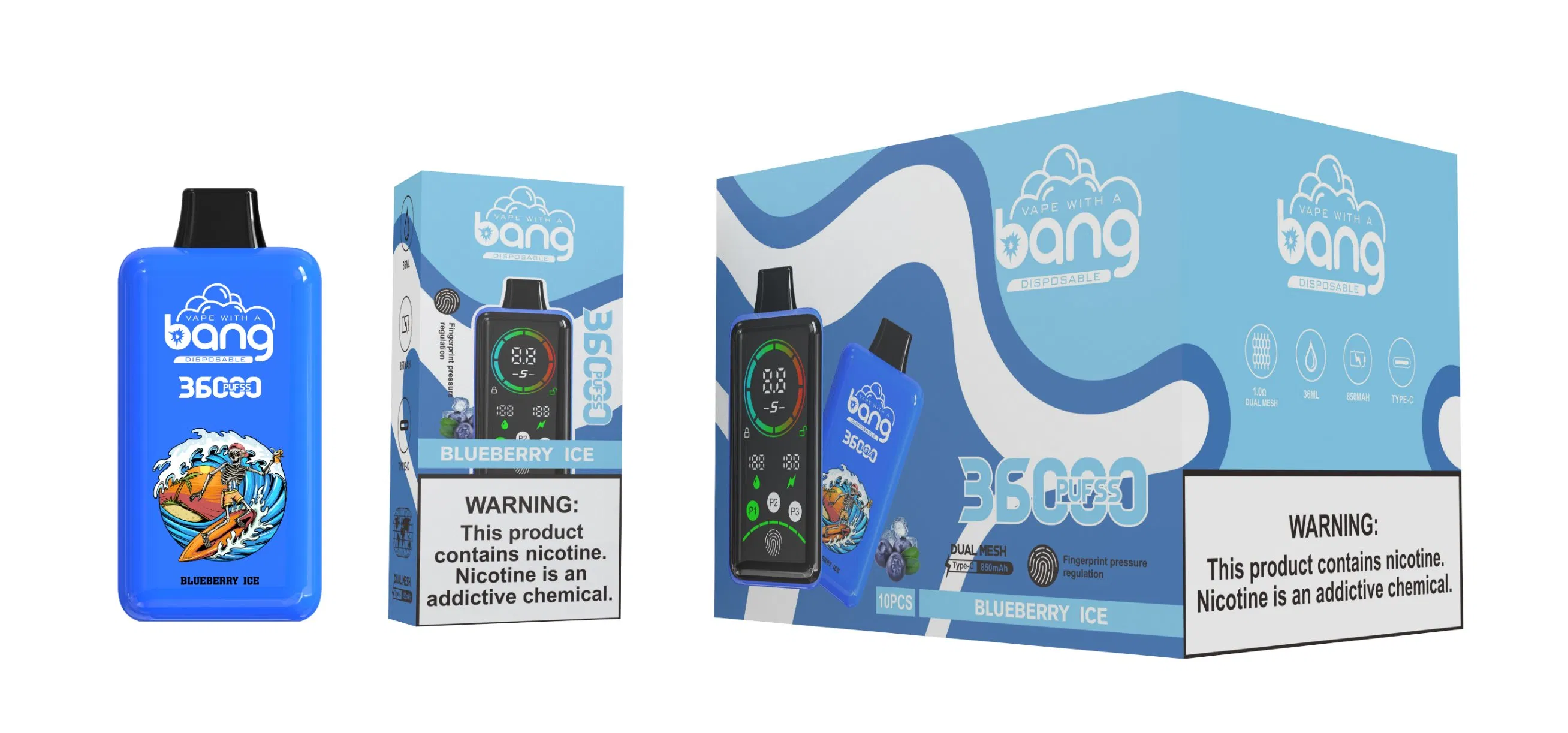 Factory Price Wholesale Vape Original Bang 36000 Puffs Electronic Cigarette Vape Pen