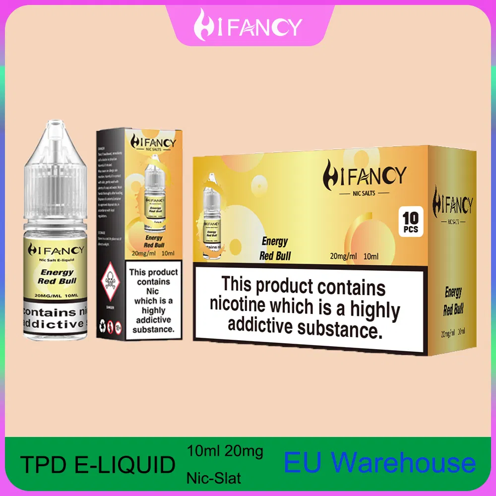 Premium Juice by Hifancy Featuring Nicotine Salt, E Liquid Nic Salt, and Tpd Certified Liquid for Electronic Cigarette Oil Use.