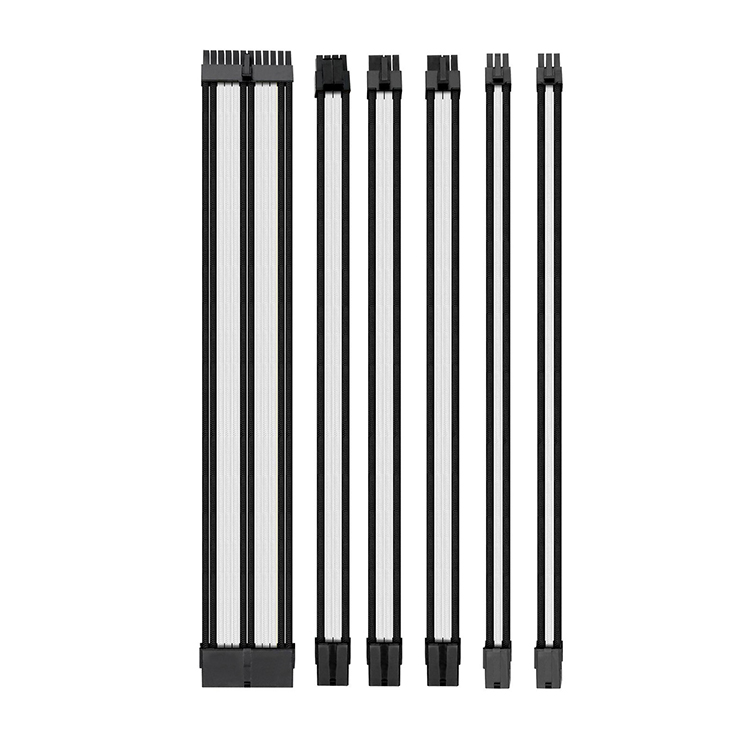Asiahorse Customization Mod Sleeve Extension Power Supply Cable Kit 18AWG ATX/EPS/8-pin PCI-E/6-pin PCI-E