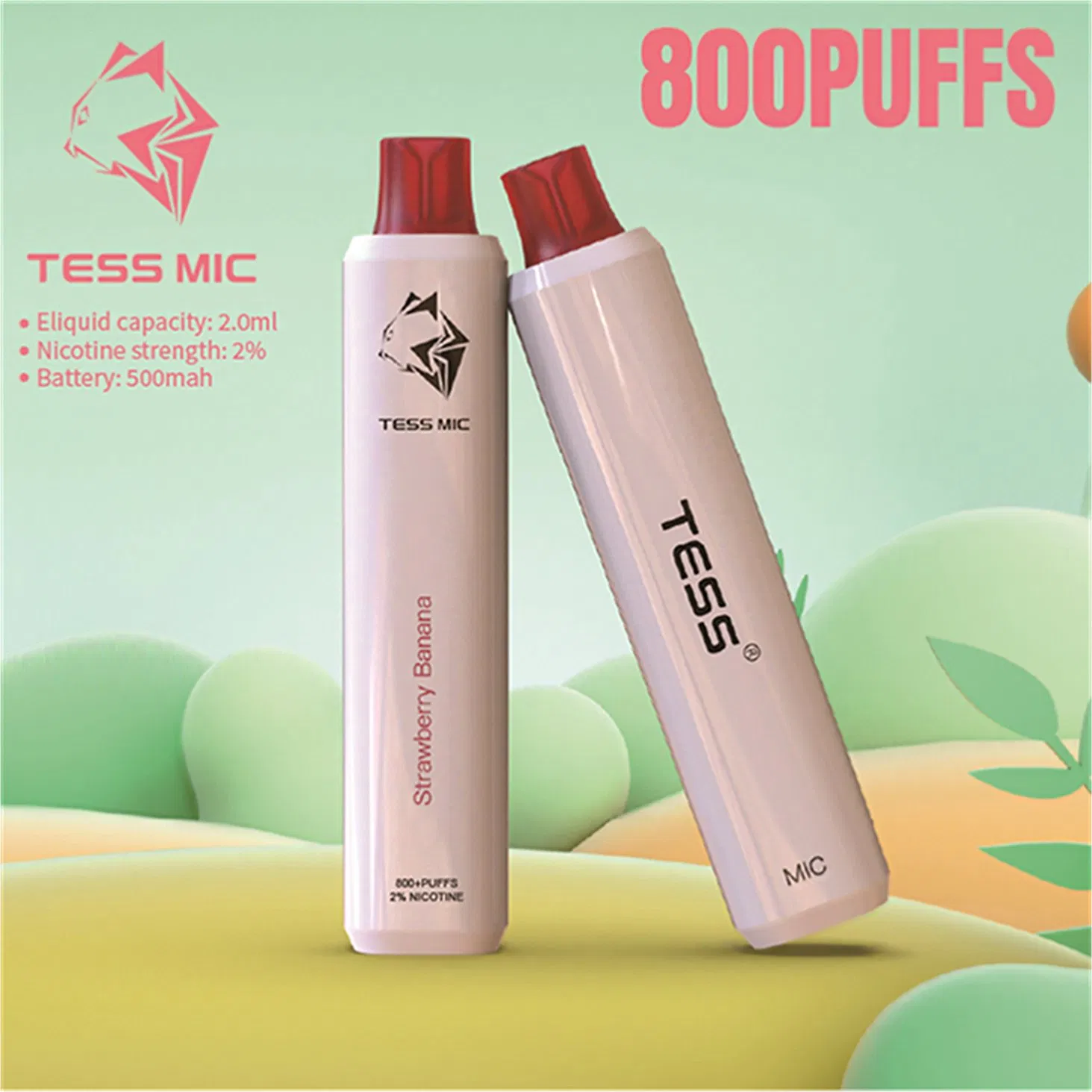 Wholesale Disposable Electronic Cigarette Elf Puff Bar 800 Puffs Custom Logo Vape Pen