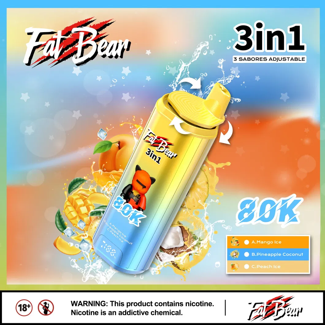 Aim Fat Bear 80000 Puffs Detailed Photo 7