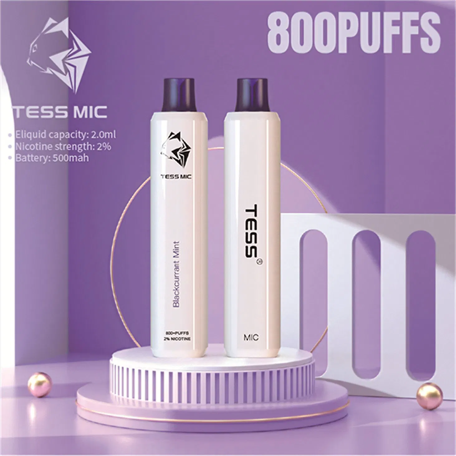 Wholesale Disposable Electronic Cigarette Elf Puff Bar 800 Puffs Custom Logo Vape Pen
