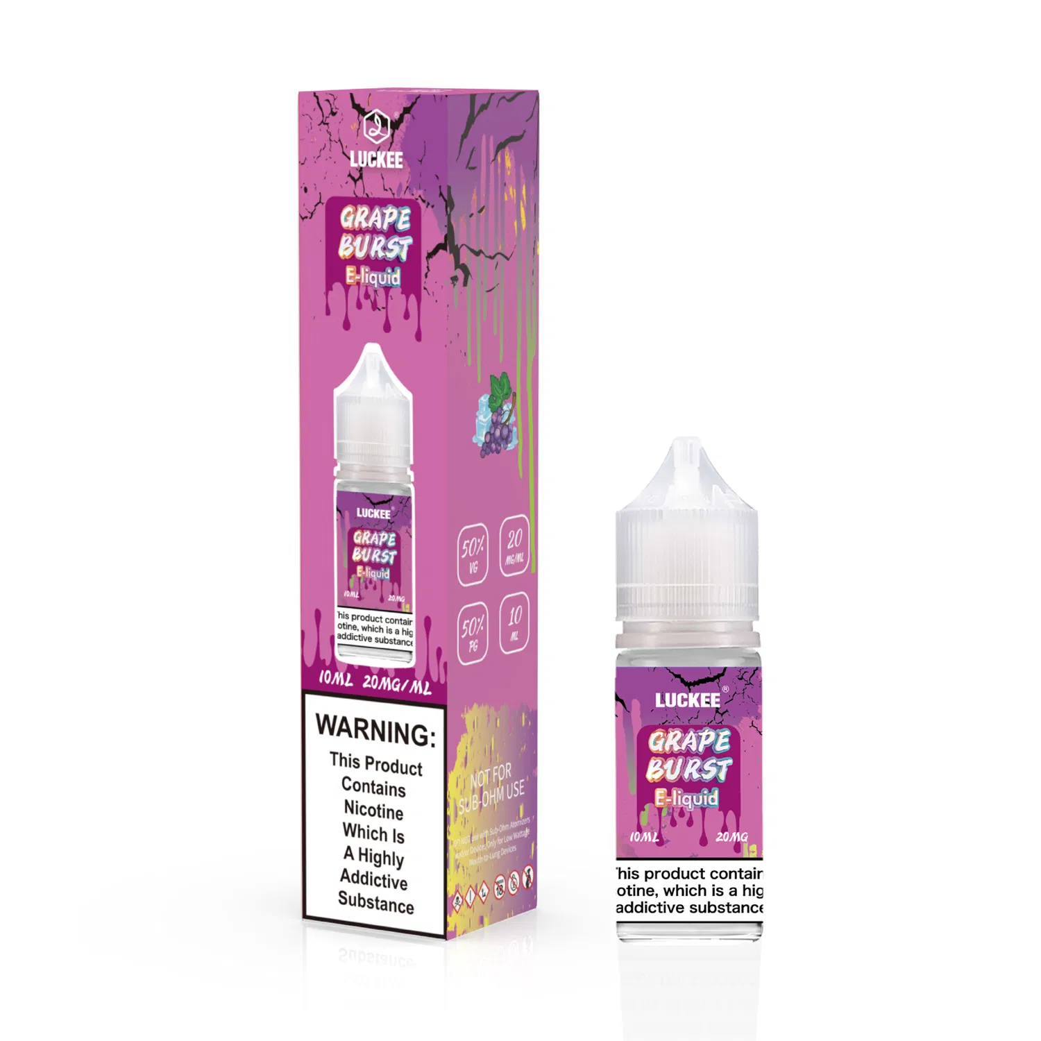 100% Original Factory Wholesale Price Fruit Flavor Luckee Tpd 10ml Bottle Ejuice Nic Salt 20mg Disposable Vape E Liquid