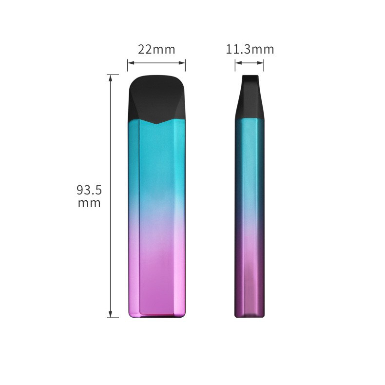 ATAO 2025 EU Stock Custom Electronic Cigarette Lighter Modern Disposable Cartridge Device 1g 2g 3g Preheat Ceramic Coil Metal