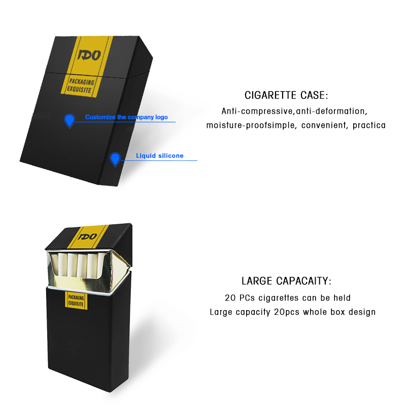 Custom Printed Cardboard Cigarette Box Packaging Style 5