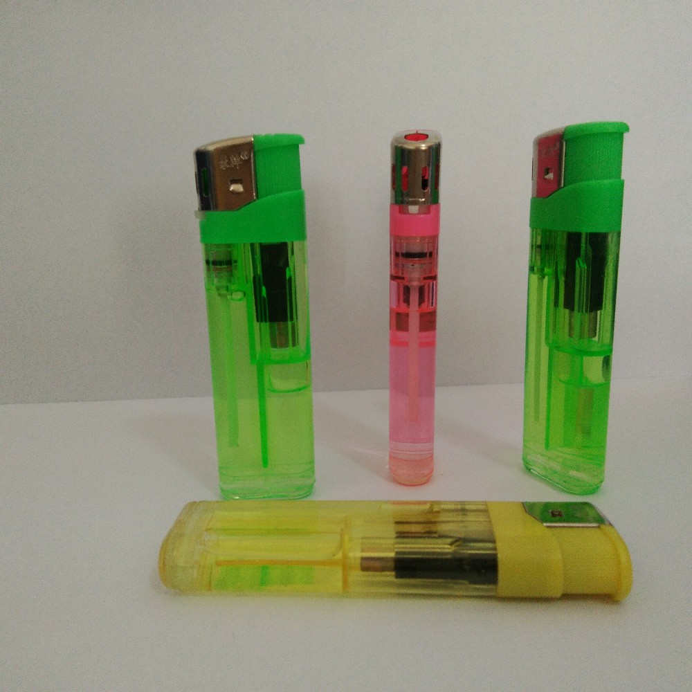 HP-169 Baida Classical Model Plastic Disposable Electronic Cigarette Transparent Lighter with logo