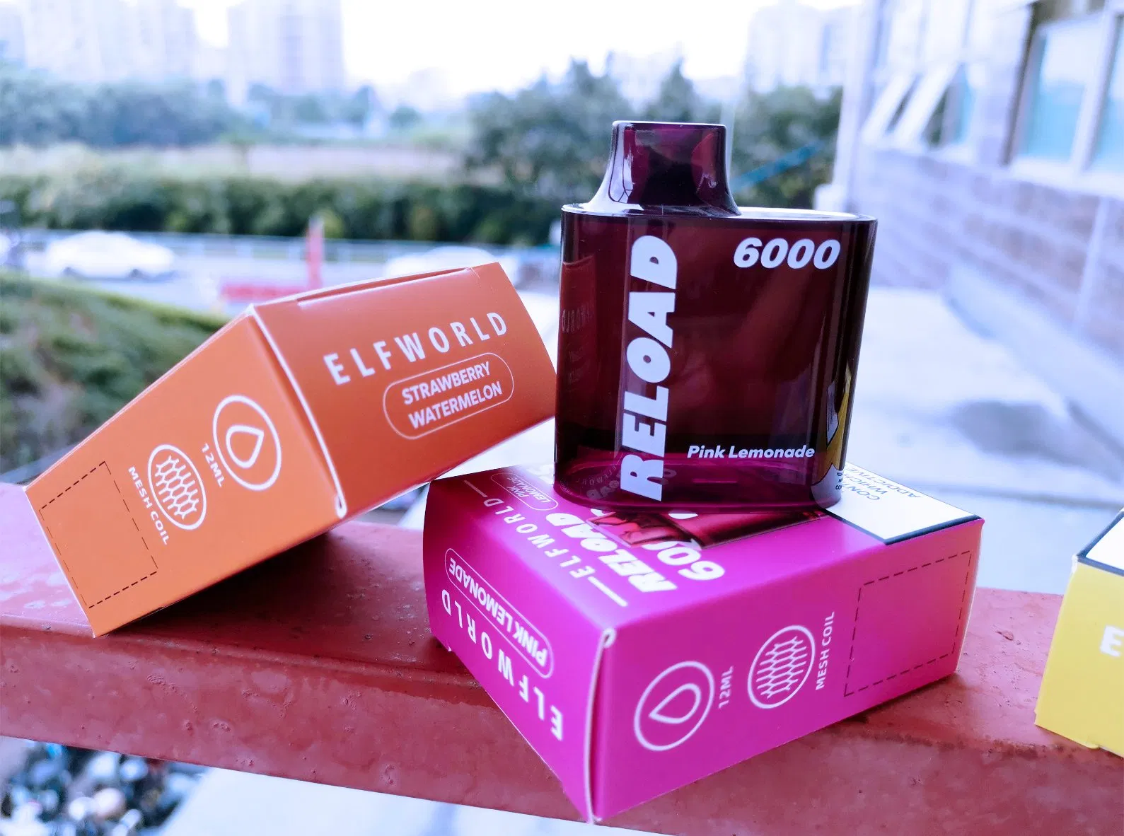 Cheaper Vaper Refreshing Hookah Elfworld Reload 6000 Replaceable Pod Kit Disposable Vape 6000 Puffs 0/2/3/5% Nicotine 12ml E-Liquid Fruity Flavor Vape Pen