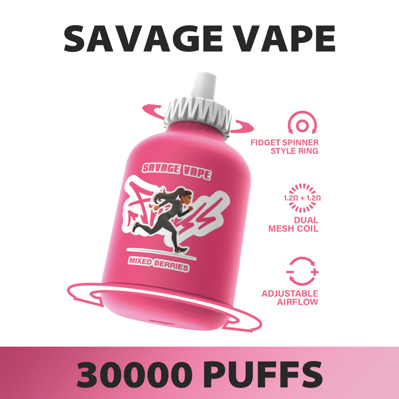 EU Warehosue Savage Fitness 30000 Puffs Wholesale Disposable Vaper Pen E Hookah Charger 25000 20000 Puffs 20K 25K 30K Wholesale Vapes
