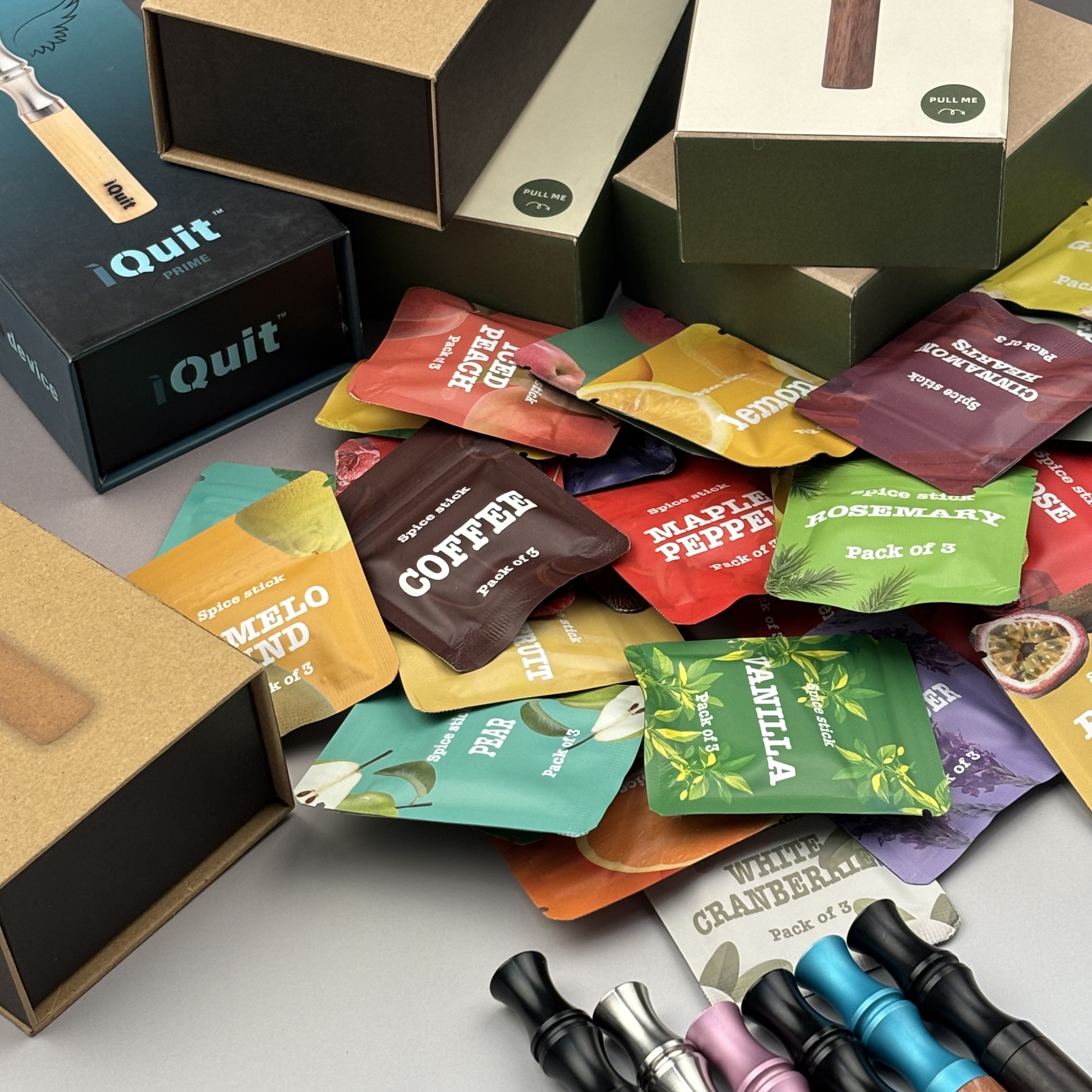 2026 Custom Brand Disposable Aluminium Flavored Smoke-Free Stick Zero Nicotine with Flavored Cartridge and Gift Box