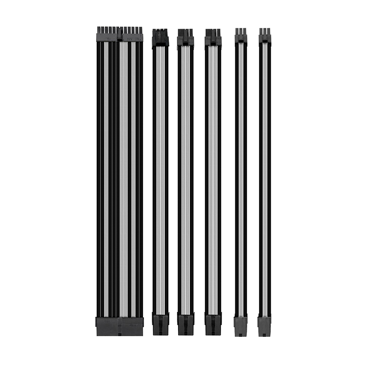 Asiahorse Customization Mod Sleeve Extension Power Supply Cable Kit 18AWG ATX/EPS/8-pin PCI-E/6-pin PCI-E