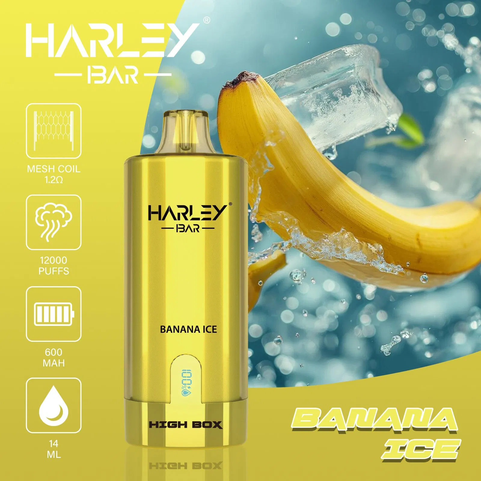 Wholesales Cucumber Flavor Eliquid Salt Nicotine Smooth Throat Hit Disposable Vape Device