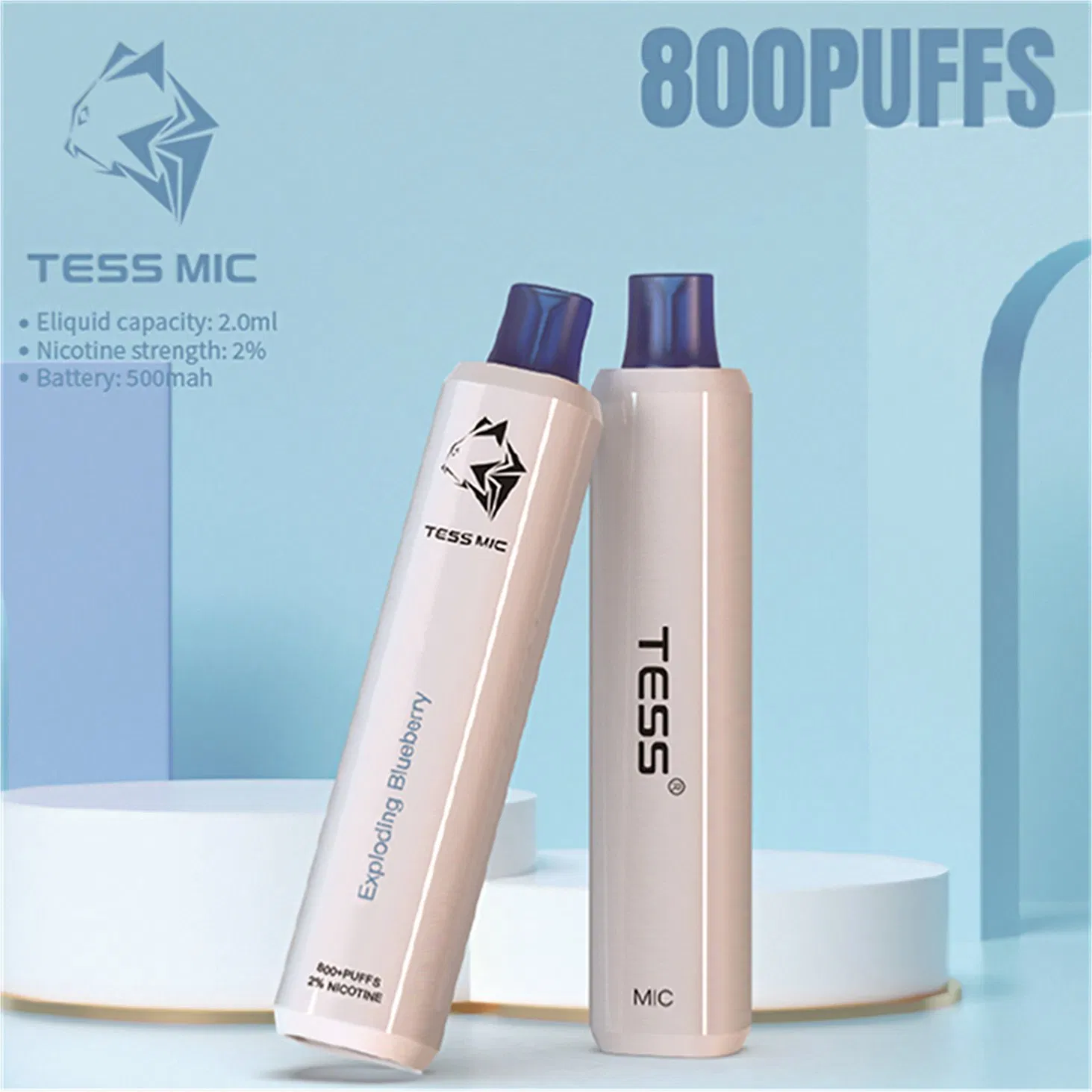 Wholesale Disposable Electronic Cigarette Elf Puff Bar 800 Puffs Custom Logo Vape Pen