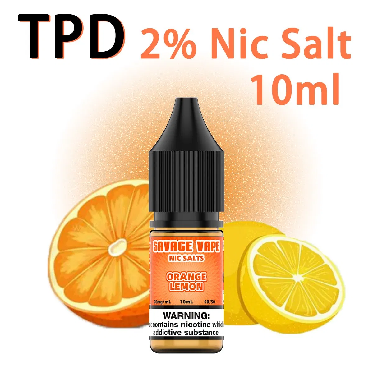 Tpd 10ml E Liquid 20mg 2% Nicotine Salt Electric Juice Vape Multiple Flavor Nic Salt Bar Salt