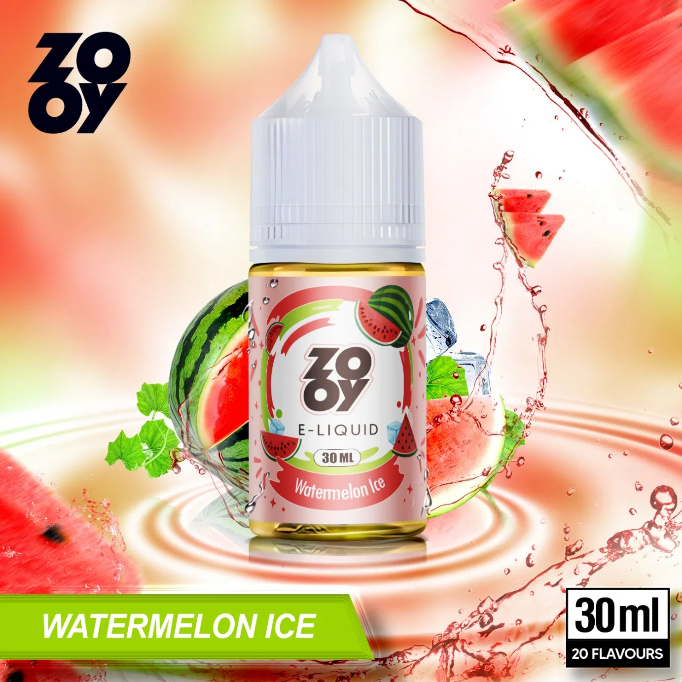 Zooy Vape E Liquid EU Wholesale Smoking E Cigarette Juice Oil Fruit Flavors Puff Vaporizer Liquid 30mg Nicotine Salt Vapor Liquid 30ml 10ml