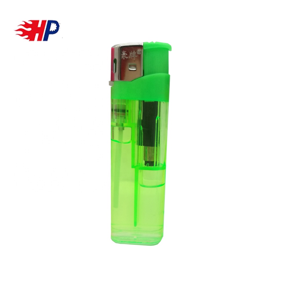 HP-169 Baida Classical Model Plastic Disposable Electronic Cigarette Transparent Lighter with logo