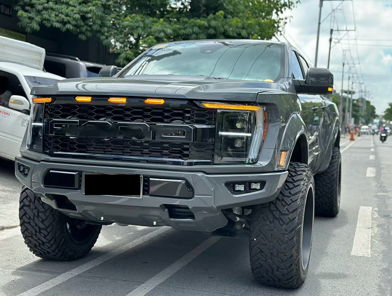 4x4 Pickup F150 Raptor Conversion Facelift Body Kit Exterior Mod Parts for Ford Ranger T6 T7 2012-2020 Upgrade 2022+